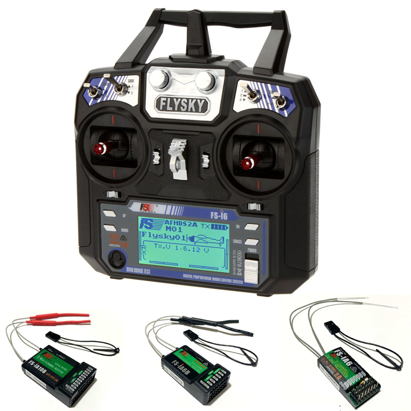 Flysky Transmitter - รีโมทคอนโทรล Flysky FS-i6/I6X/I6S I6 2.4G 6ch/10CH