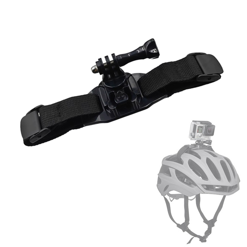 Runcam Camera - สายรัดหมวกกันน็อคจักรยานแบบปรับได้ พร้อมตัวยึดและอะแดปเตอร์สำหรับติดตั้งกล้องแอคชั่น GoPro Hero, Insta360, SJCAM,