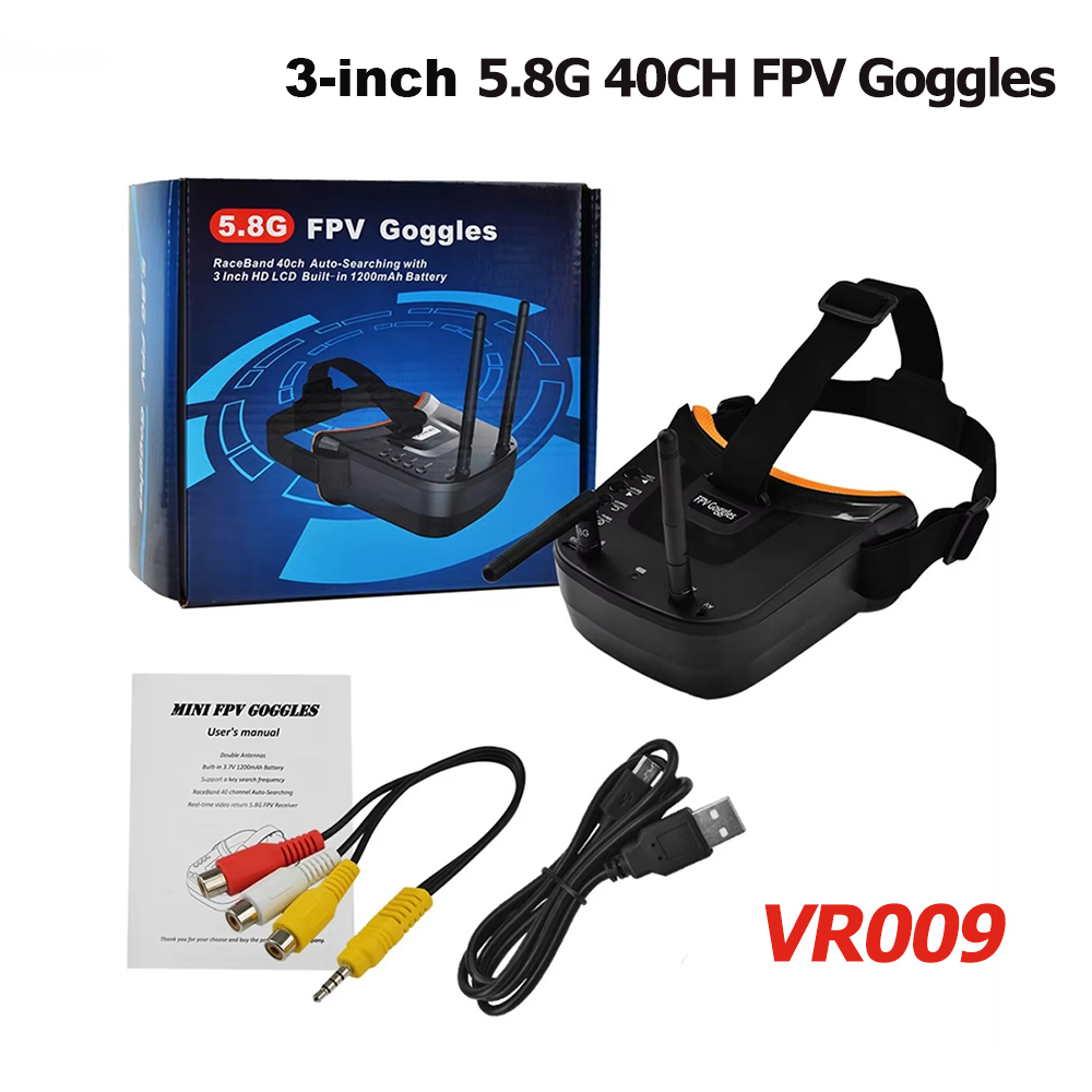 Goggles Fpv - แว่นตา VR009 FPV สำหรับถ่ายวิดีโอ หน้าจอ LCD