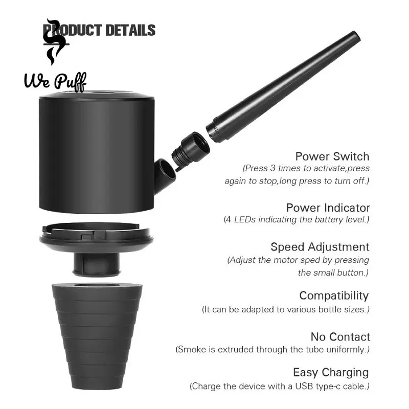 เราพัฟ Shisha Blower อัตโนมัติ - Smoke Stopper บทวิจารณ์และราคา