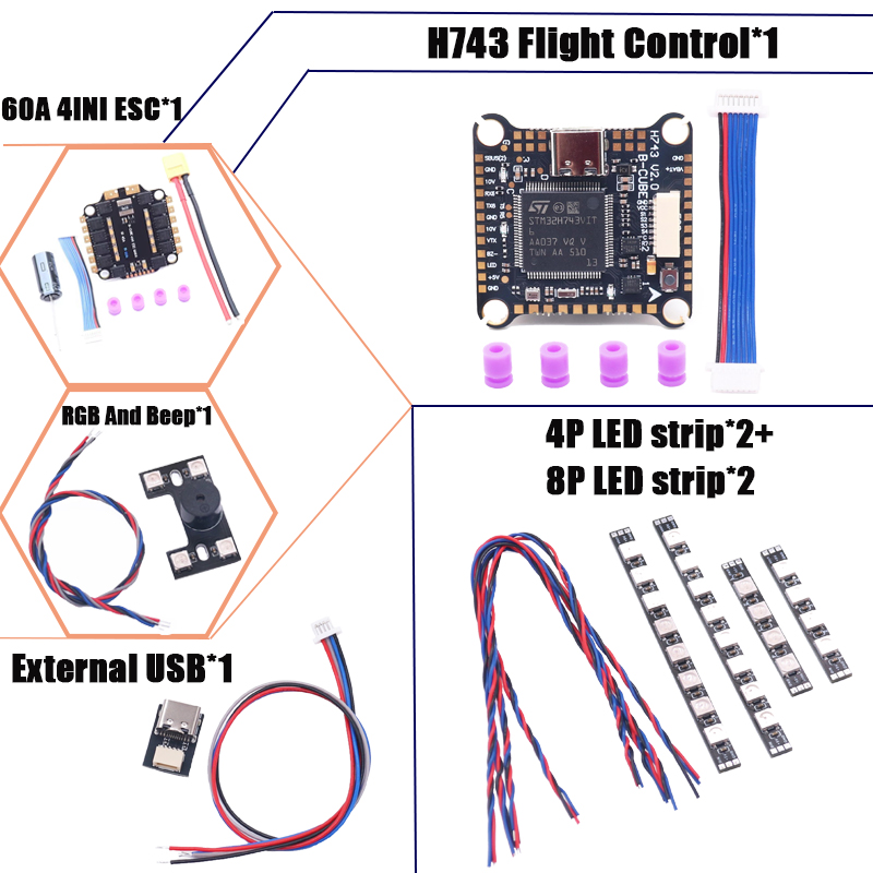 RCtoSky F4V3S PLUS F722 F745 H - F722 Flight Controller บทวิจารณ์และราคา