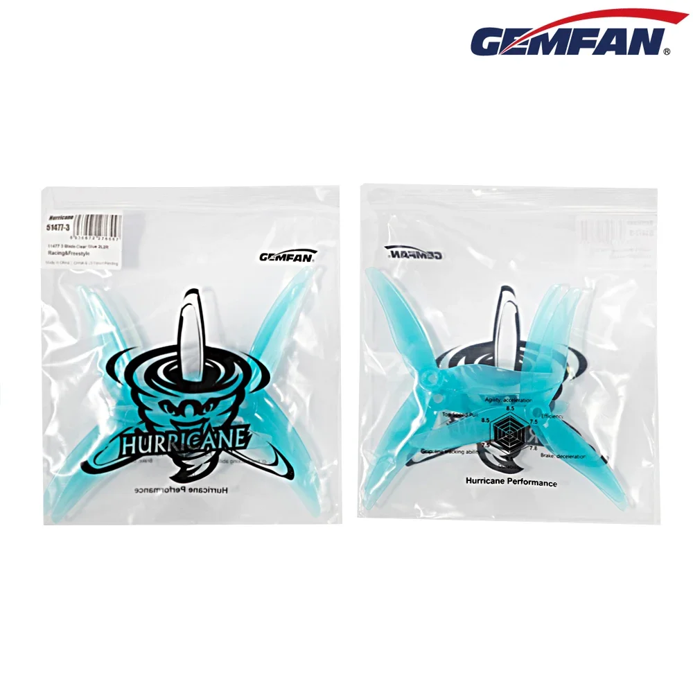 ใบพัด Gemfan JB Hurricane 5147 - 5 Inch Propeller บทวิจารณ์และราคา