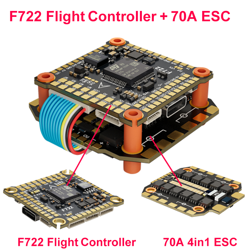 ชุดควบคุมการบิน DAKEFPV F722 6 - F722 Flight Controller บทวิจารณ์และราคา