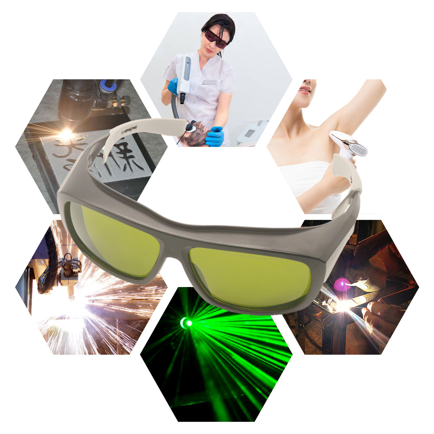 แว่นตาเลเซอร์ป้องกันกำจัดขนแว่ - Goggles Fpv บทวิจารณ์และราคา