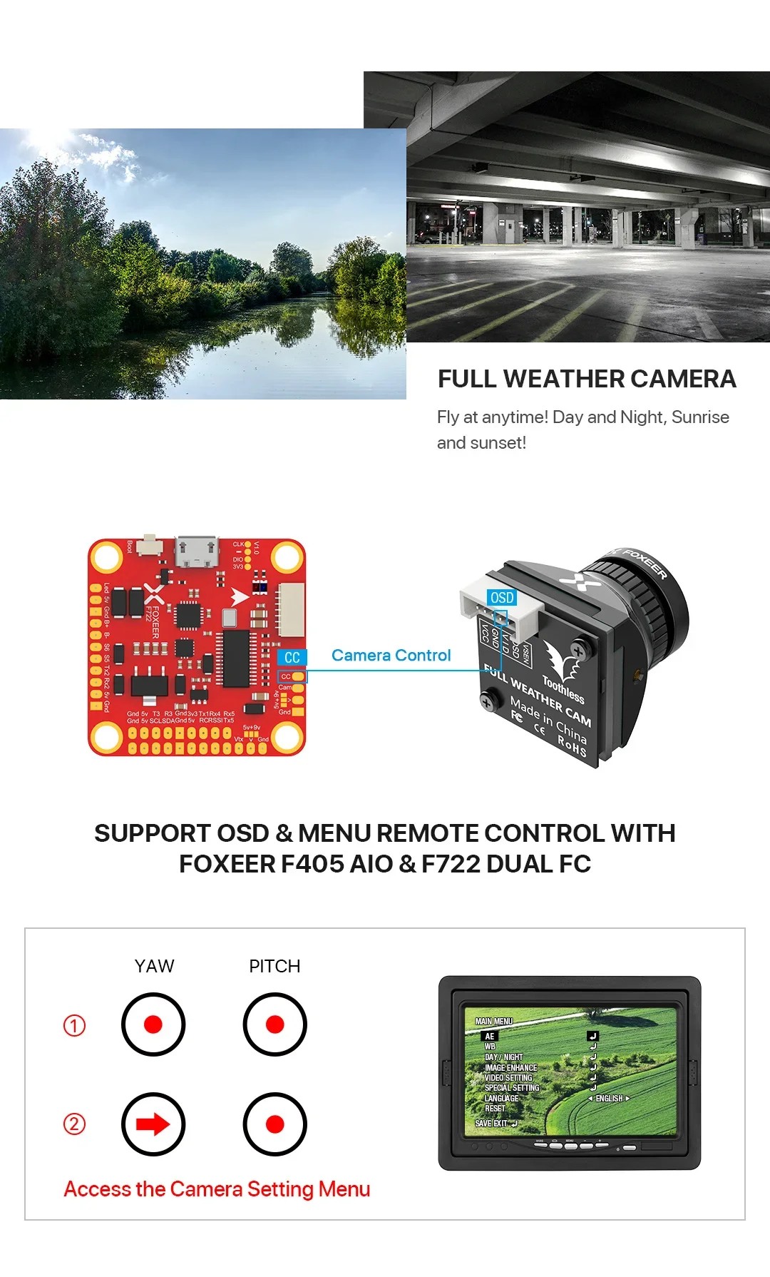 กล้อง FOXEER Micro Toothless 2 - Analog Fpv Camera บทวิจารณ์และราคา