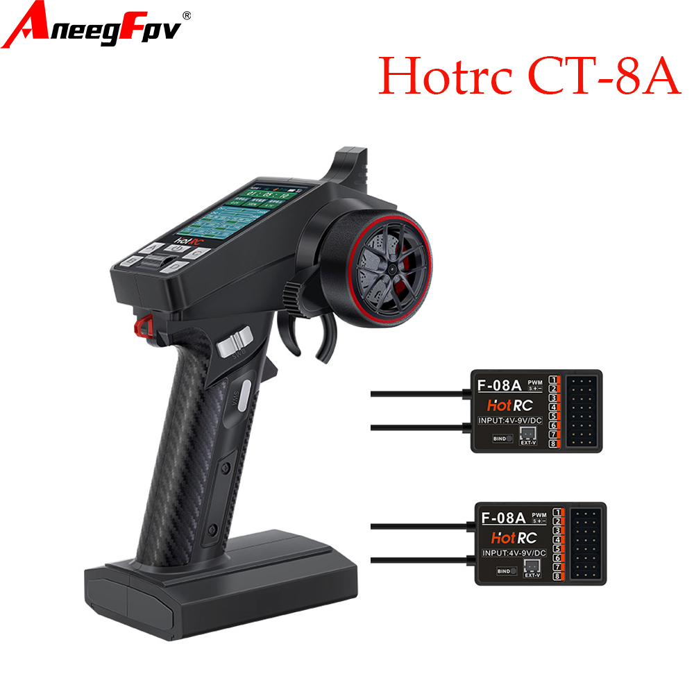 HOTRC CT-8A 8-CH สมาร์ท RC เคร - Radio Transmitter 2.4Ghz บทวิจารณ์และราคา