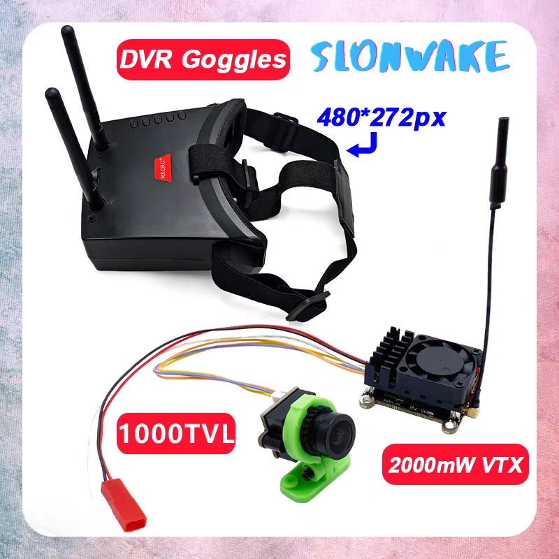 ชุดส่งสัญญาณภาพและวิดีโอไร้สาย - Goggles Fpv บทวิจารณ์และราคา