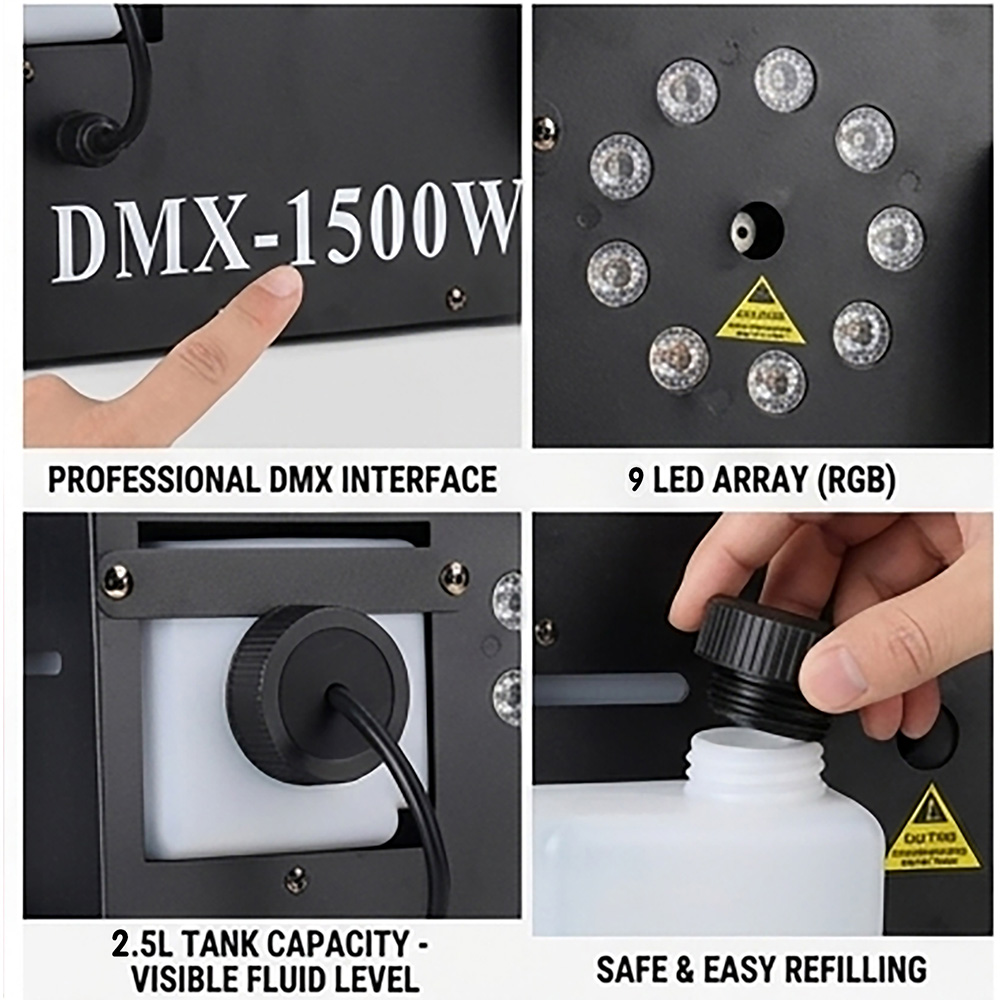 เครื่องพ่นหมอกควัน 1500W พร้อม - Smoke Stopper บทวิจารณ์และราคา