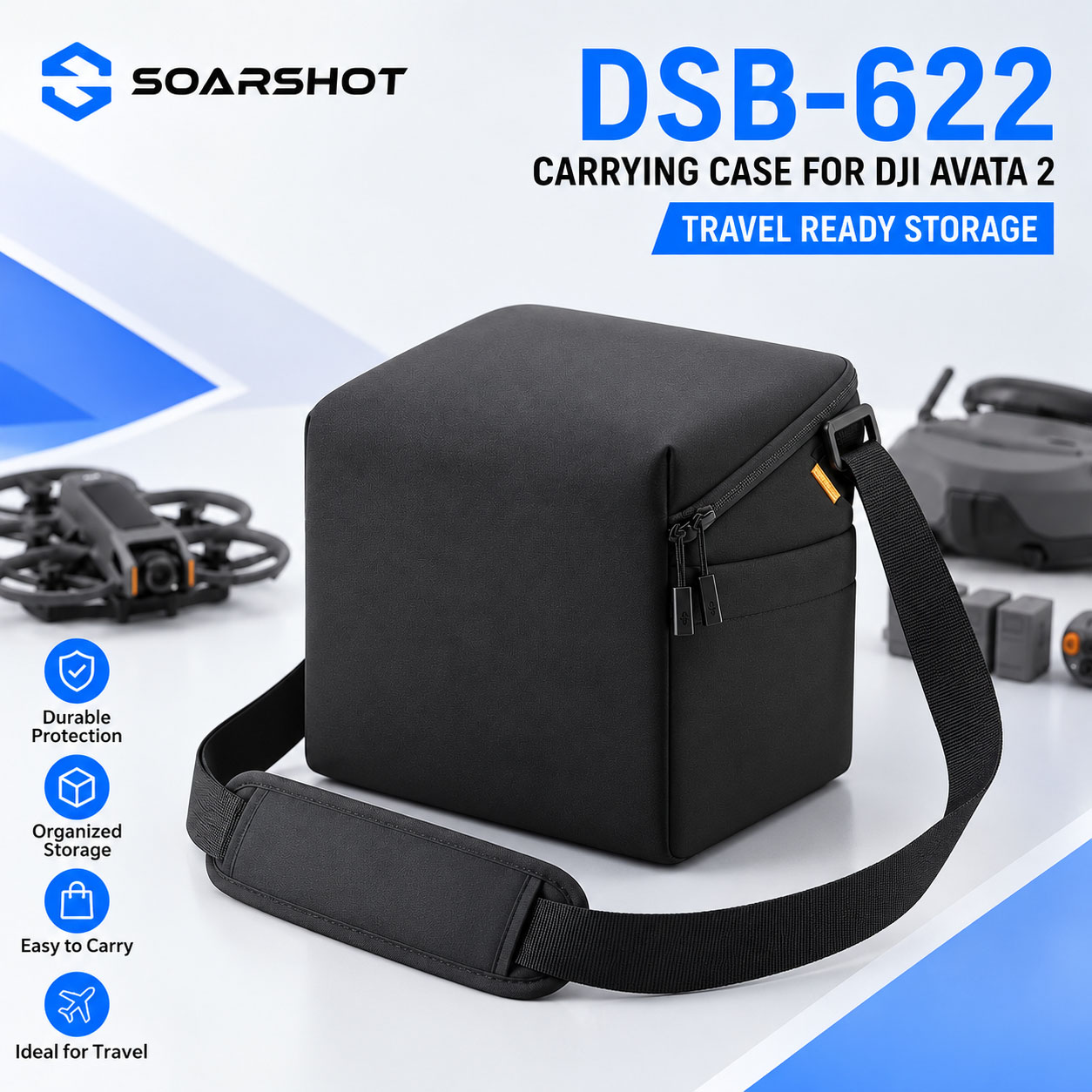 กระเป๋า SOARSHOT สำหรับใส่ DJI - Drone Goggles Dji บทวิจารณ์และราคา